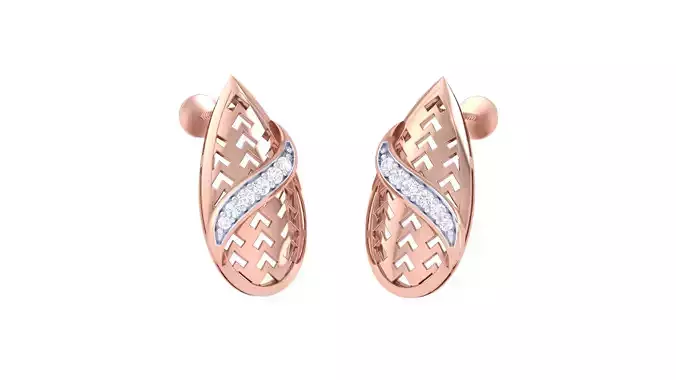 Women Earrings 3dm STL OBJ FBX Renders Details