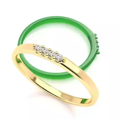 Diamond Wedding Band