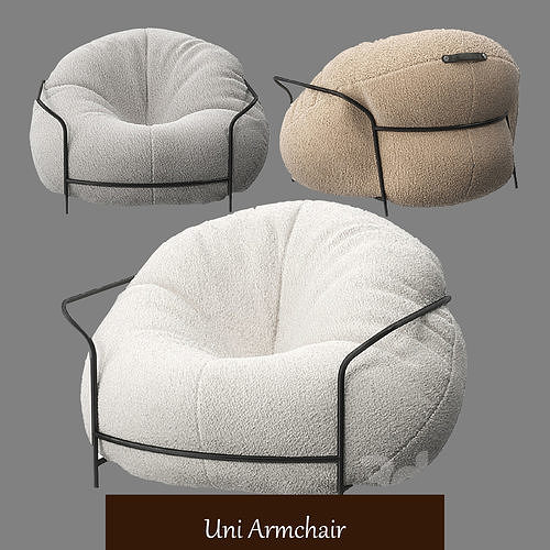 Sofa Collection martin masset 3D model 5