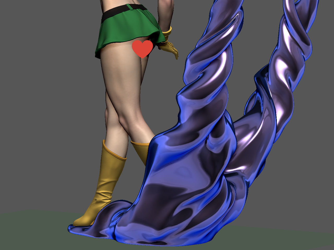 Jean Grey NSFW 3D print model_46