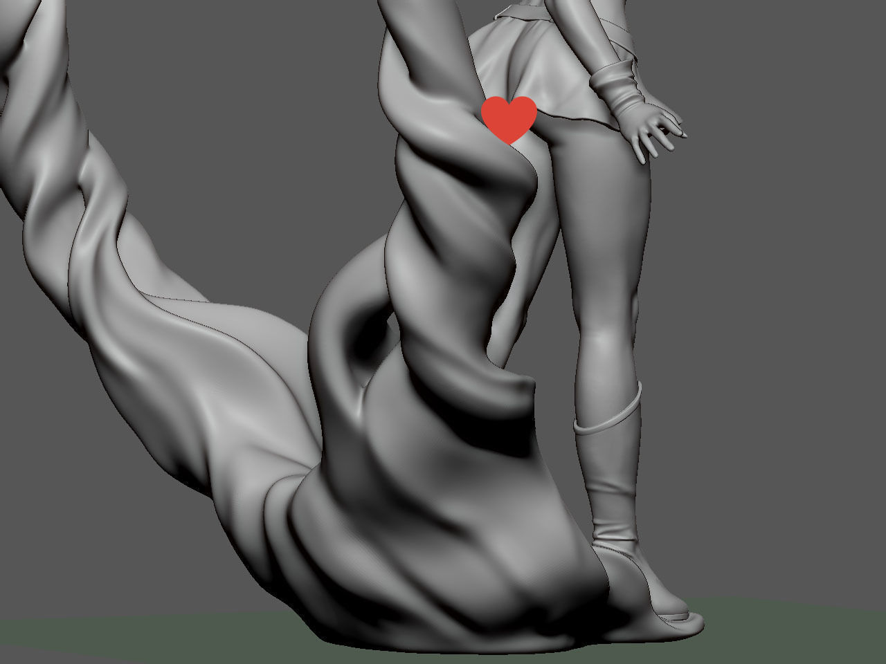 Jean Grey NSFW 3D print model_41