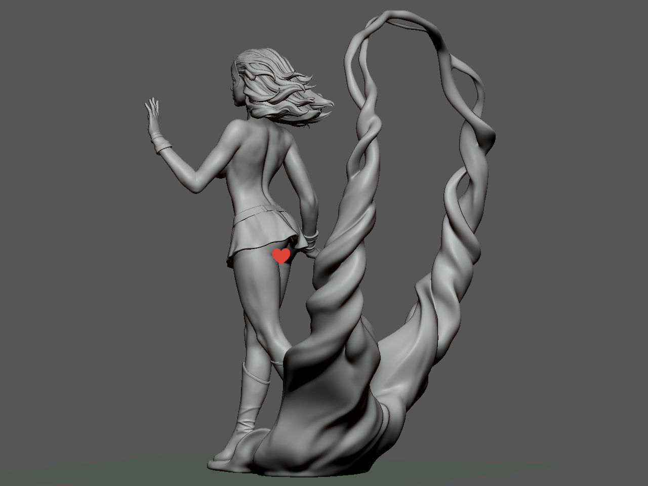 Jean Grey NSFW 3D print model_13