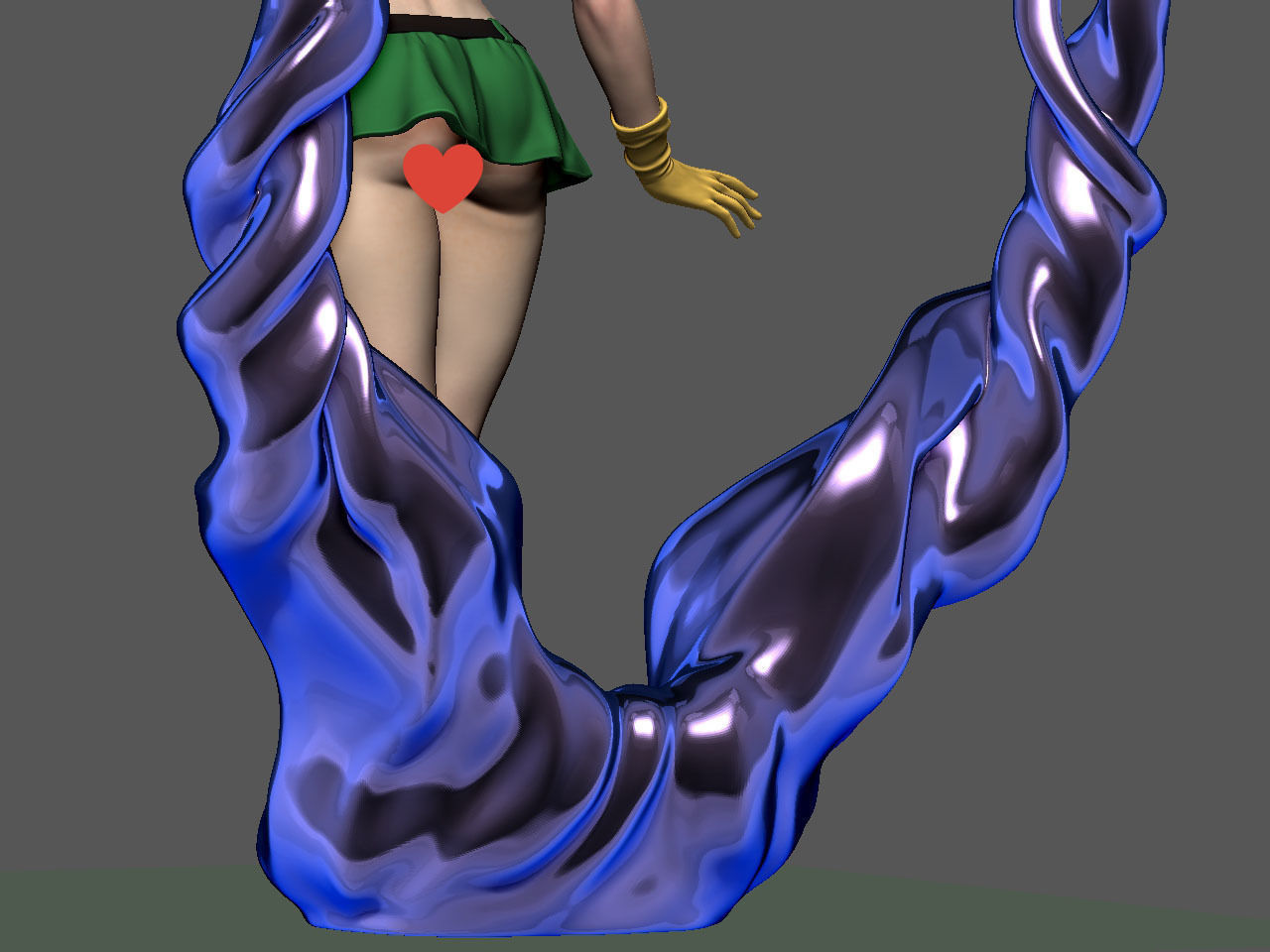 Jean Grey NSFW 3D print model_44