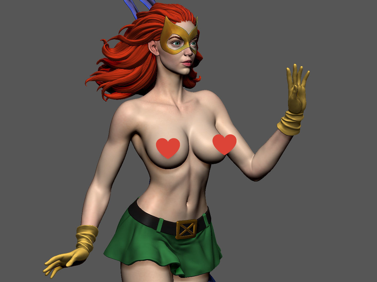 Jean Grey NSFW 3D print model_20