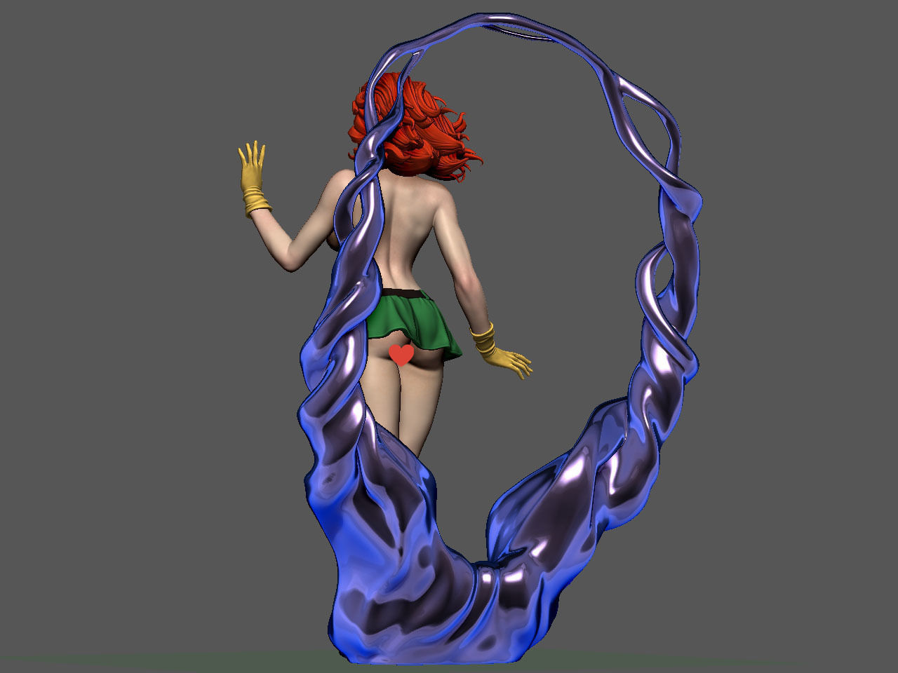 Jean Grey NSFW 3D print model_10