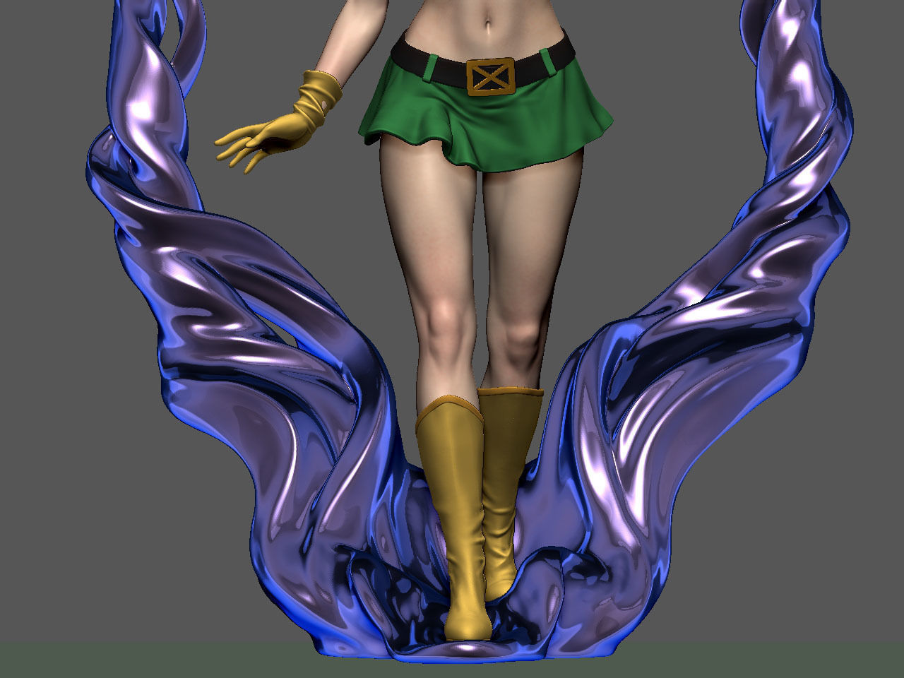 Jean Grey NSFW 3D print model_34