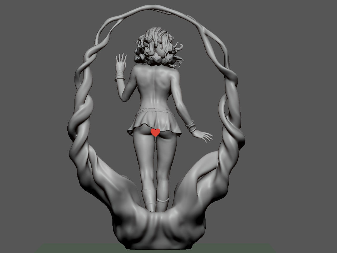 Jean Grey NSFW 3D print model_9