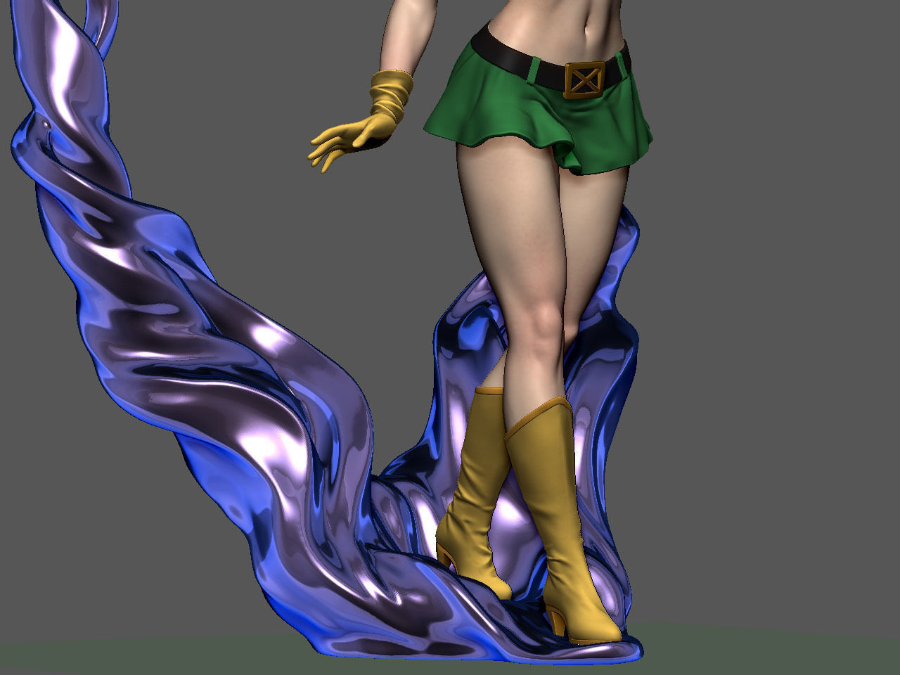 Jean Grey NSFW 3D print model_36
