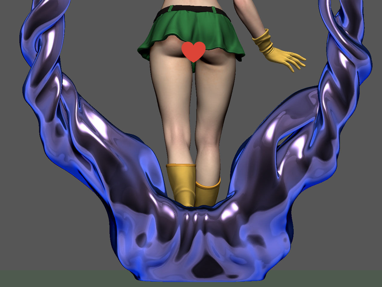 Jean Grey NSFW 3D print model_42