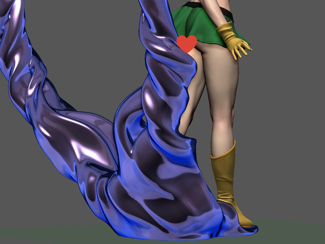 Jean Grey NSFW 3D print model_40