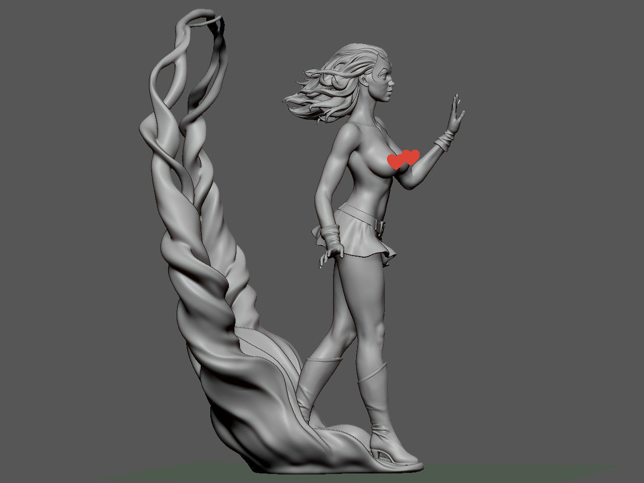 Jean Grey NSFW 3D print model_5