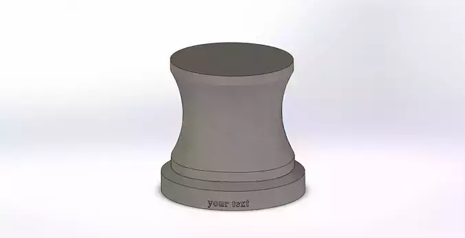 Stands for 3D printed miniatures and sculptures Free 3D print model
