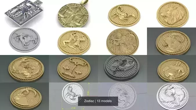 Zodiac 18 model 3D Model Collection
