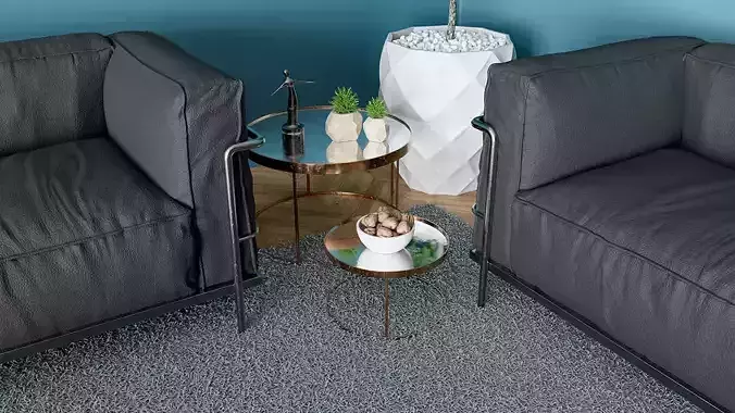 Center Table - Double 3D model