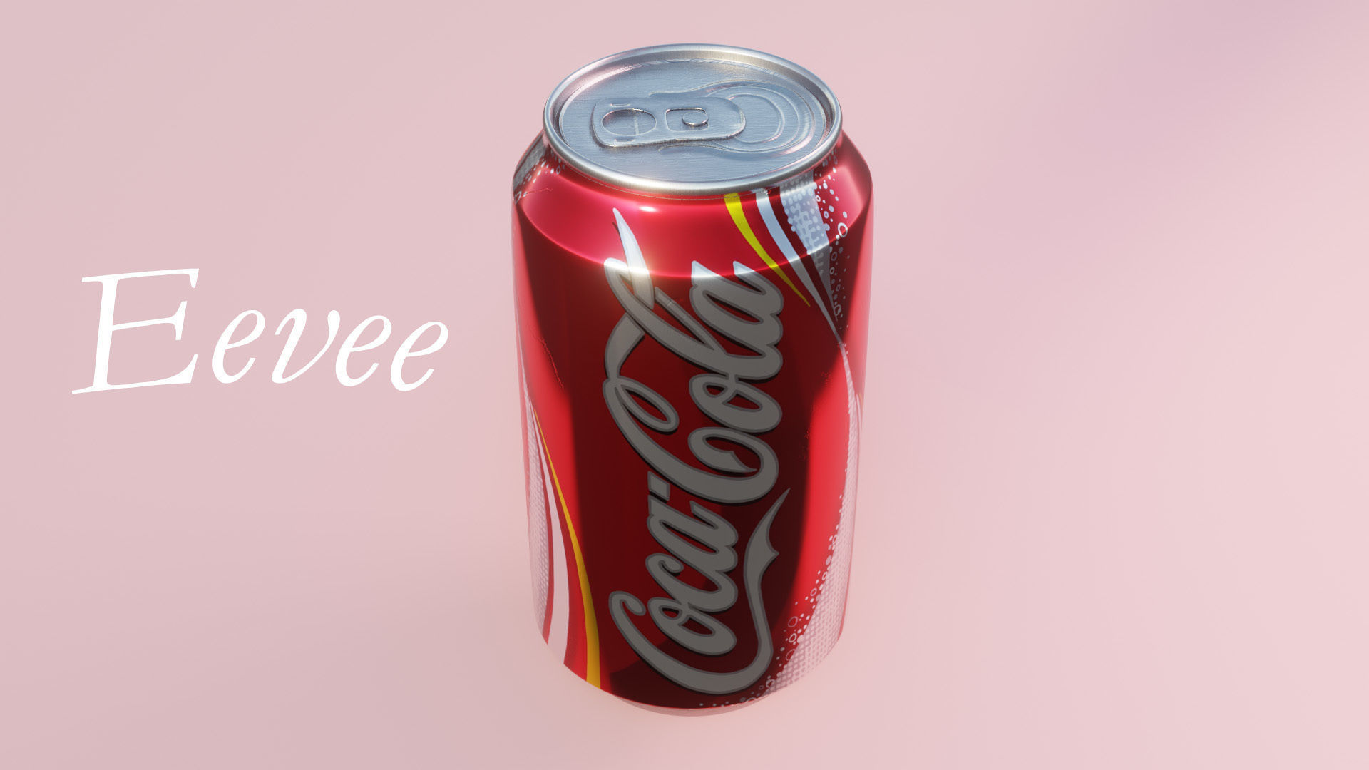 Coke Can with Condensation and Ice Cubes 3D model_6