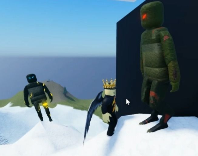 Roblox Custom Zombie Monster Creature Low-poly 3D model_4