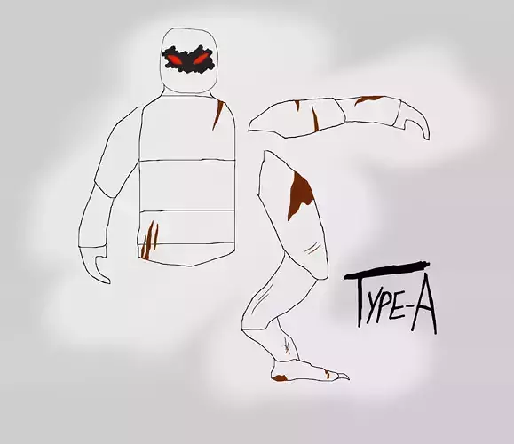 Roblox Custom Zombie Monster Creature Low-poly 3D model