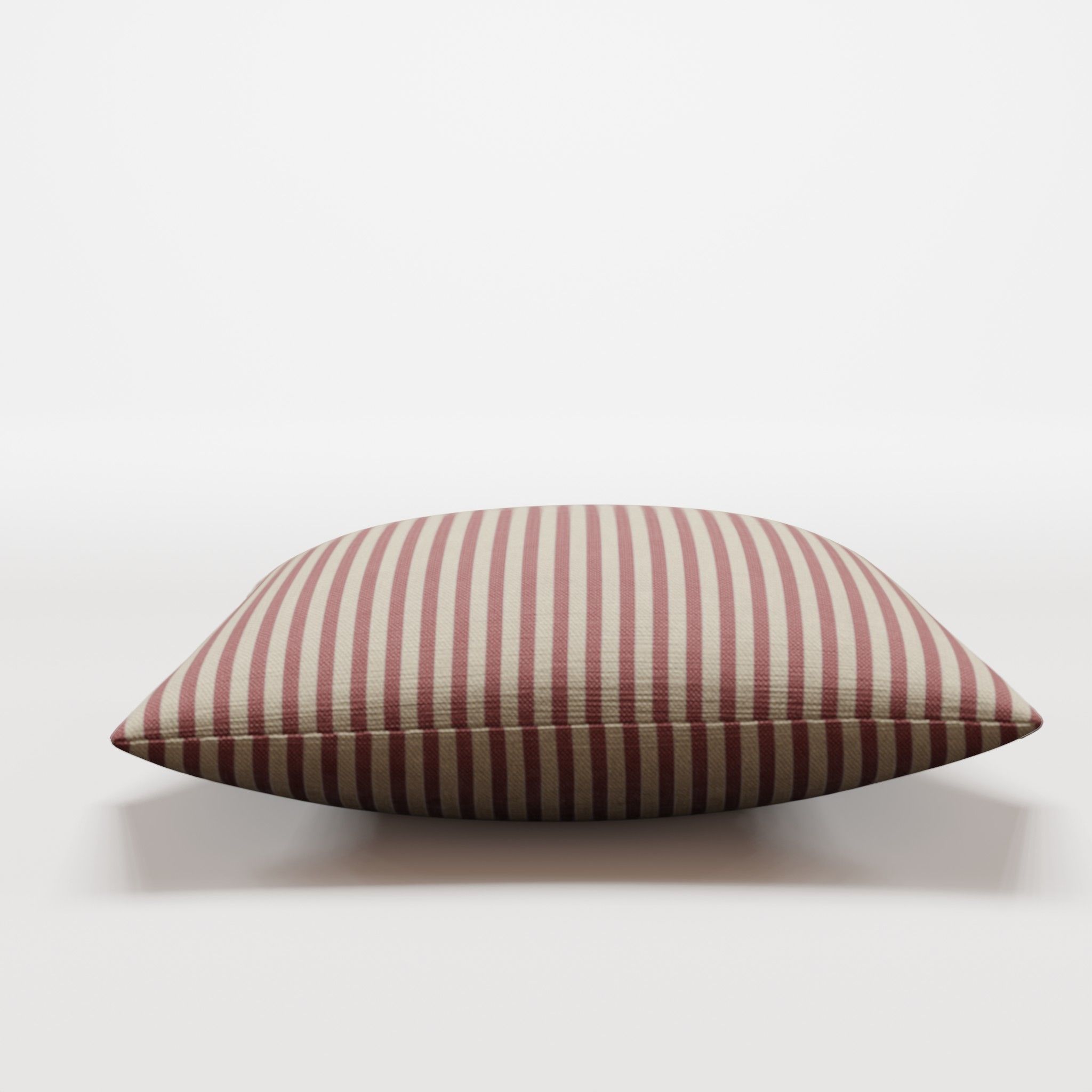 3D Model with A Cushion cover in linen mix-2 Low-poly 3D model_1