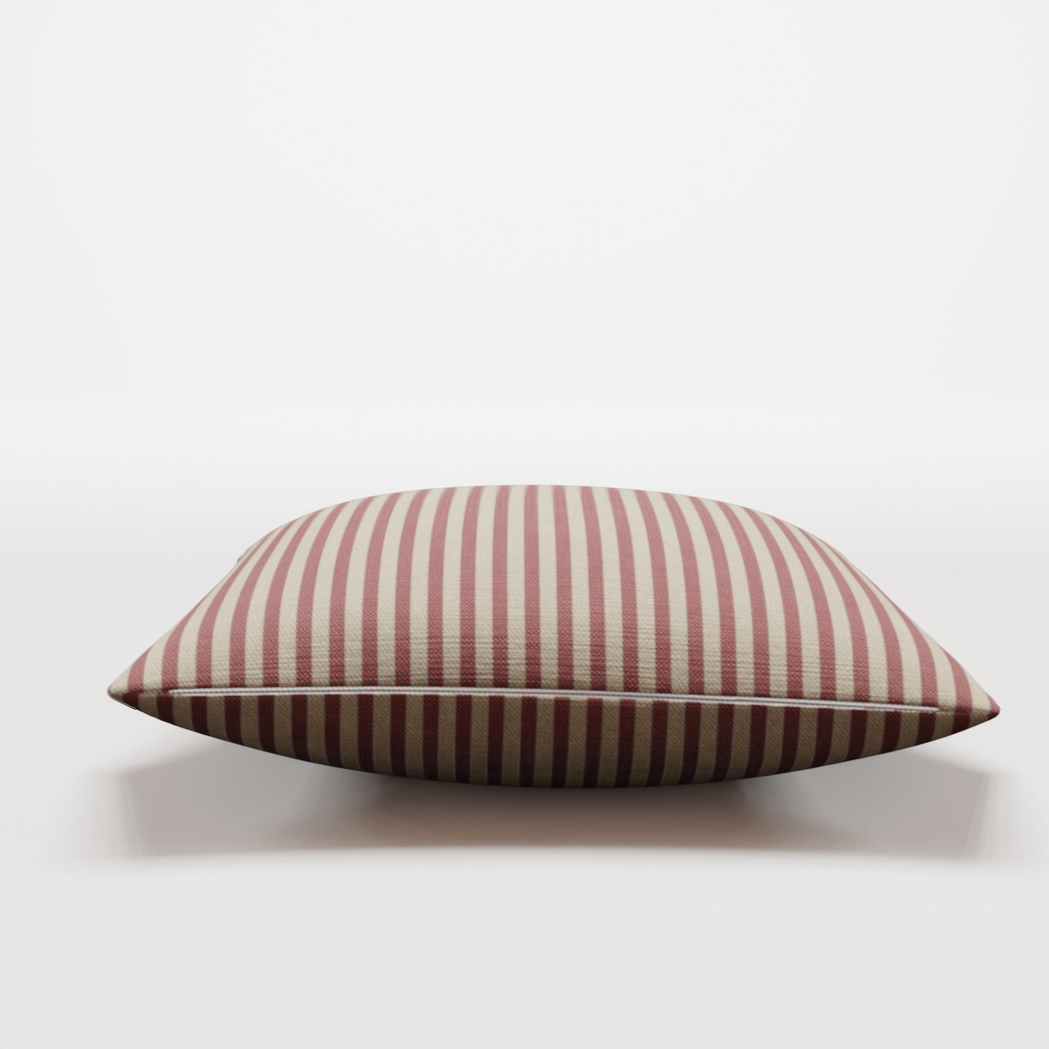 3D Model with A Cushion cover in linen mix-2 Low-poly 3D model_2