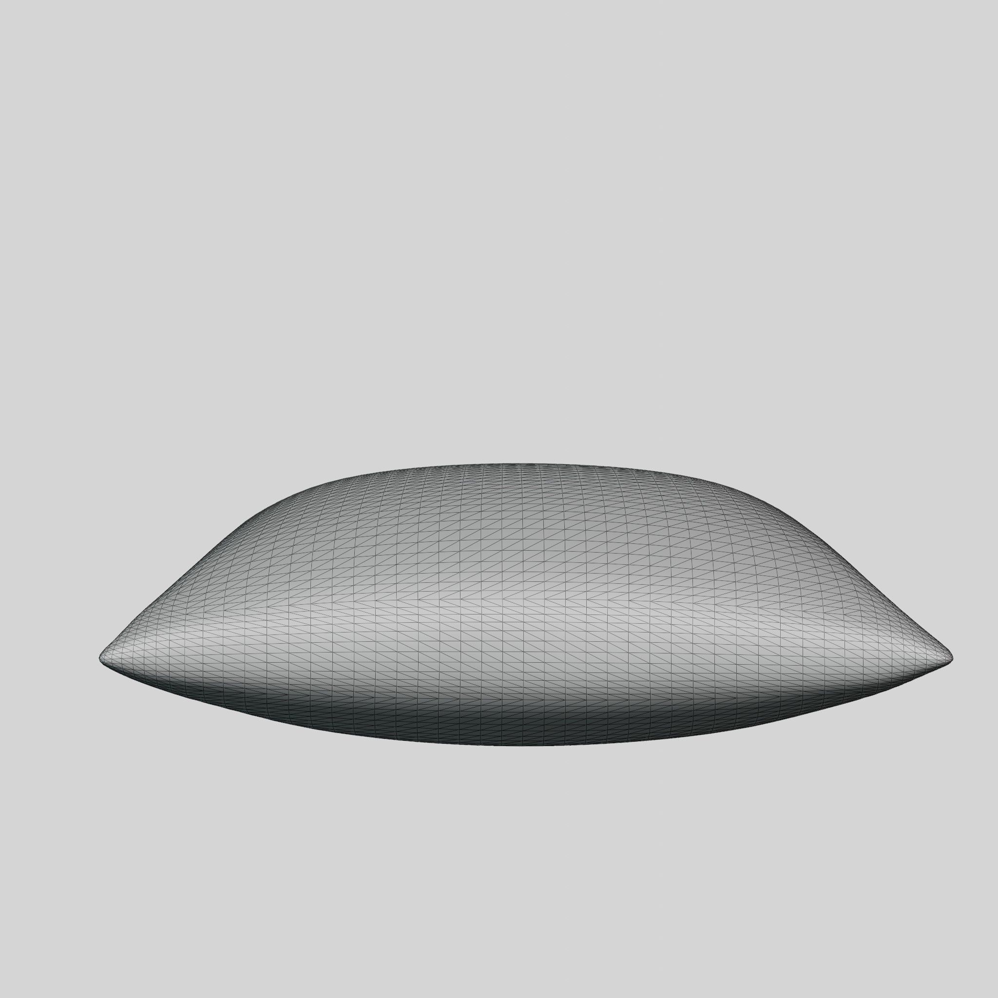 3D Model with A Cushion cover in linen mix-2 Low-poly 3D model_8