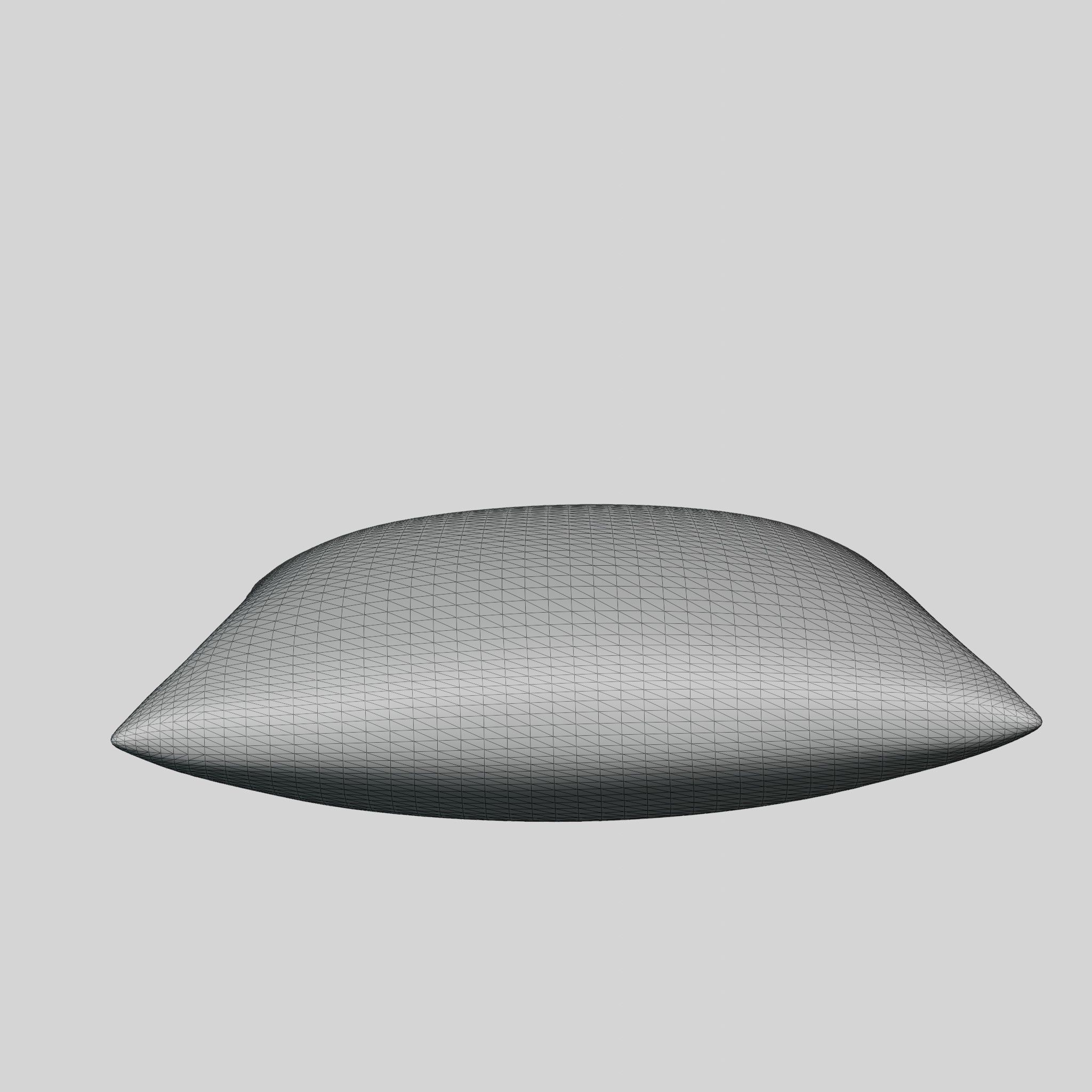 3D Model with A Cushion cover in linen mix-2 Low-poly 3D model_6