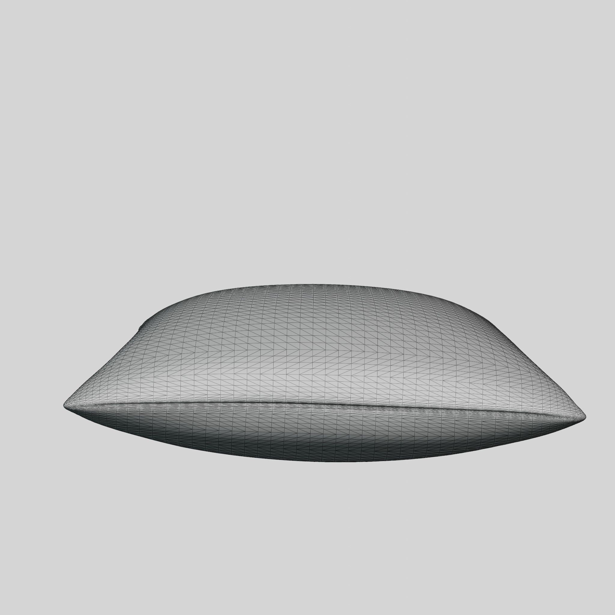 3D Model with A Cushion cover in linen mix-2 Low-poly 3D model_7