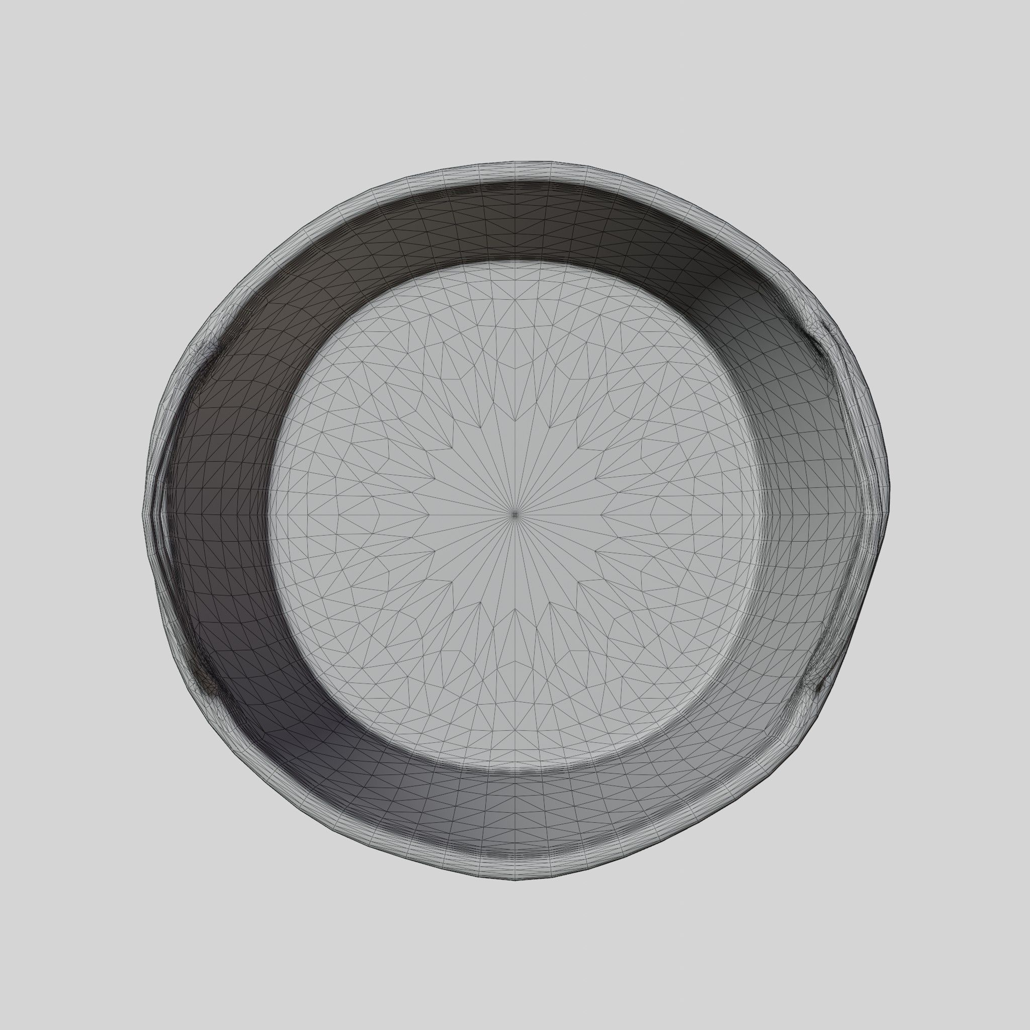 3D Model of a sturdy storage basket Low-poly 3D model_9