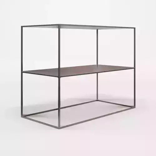 3D Model of a rectangular side table