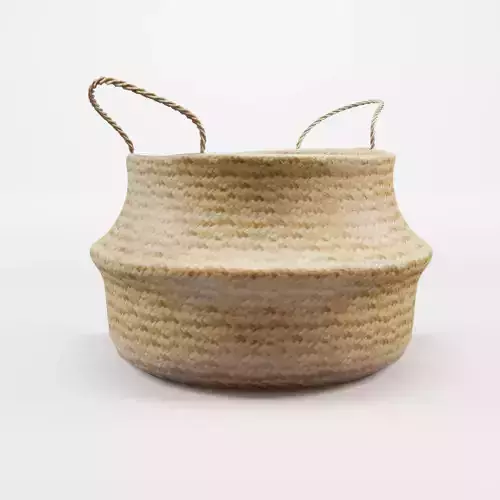 3D Model of a large round storage basket