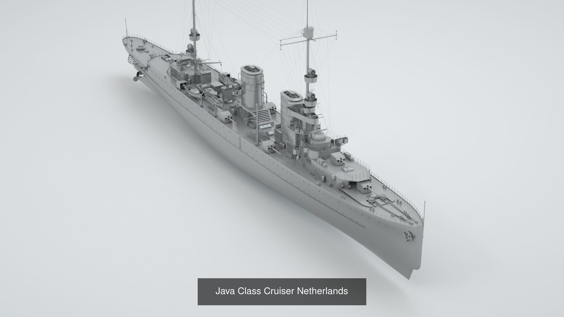 Warships of Major Navies 3D Model Collection_11