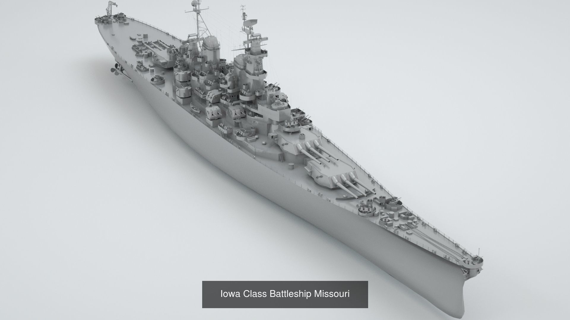 Warships of Major Navies 3D Model Collection_10