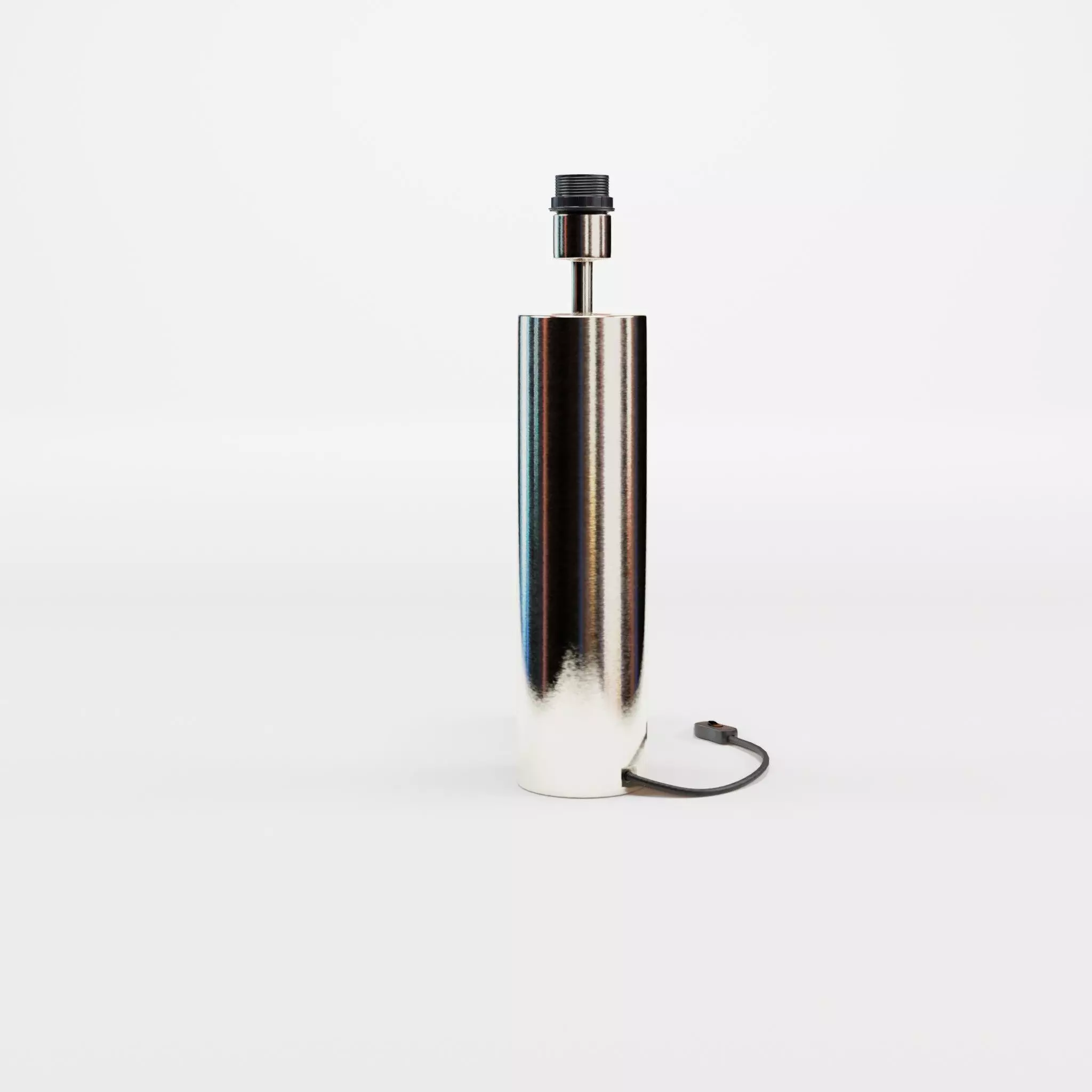 3D Model of a cylindrical table lamp Low-poly 3D model