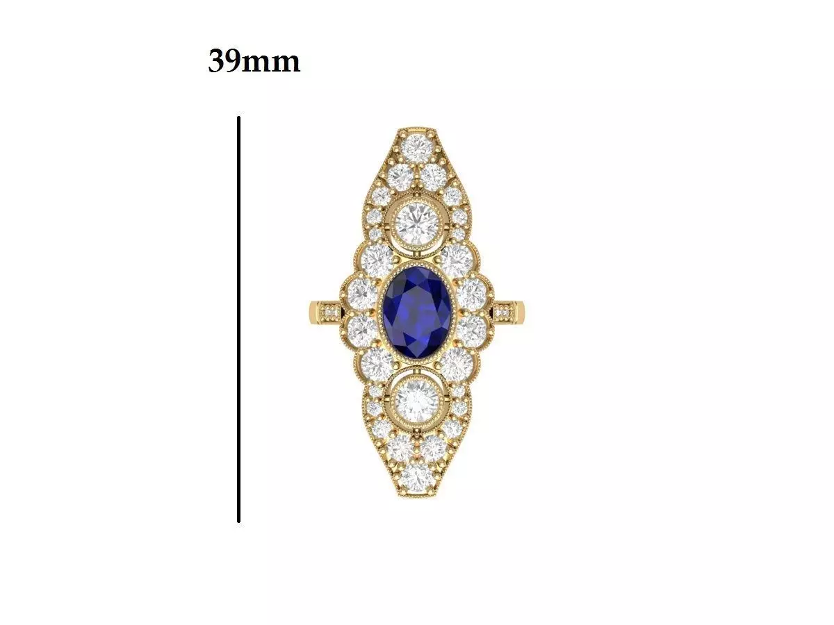 Wedding Ring 3D print model_0