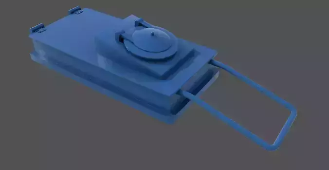 WW2 naval hatch - Personal license - 1-200 scale 3D print model