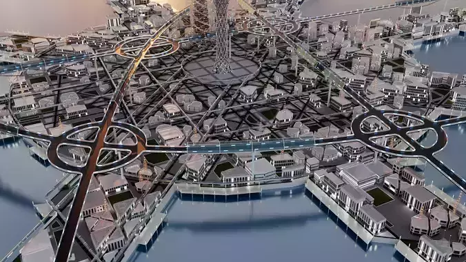 Future City 4001 3D model