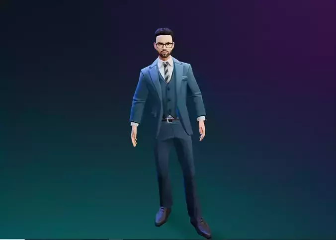 Rigged Official Man 3D Character