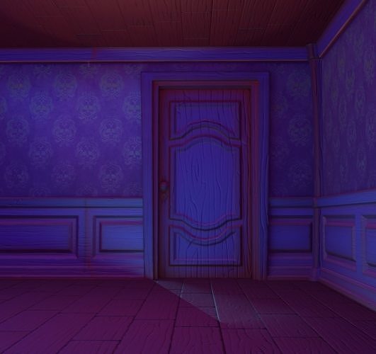Helloween pack Low-poly 3D model