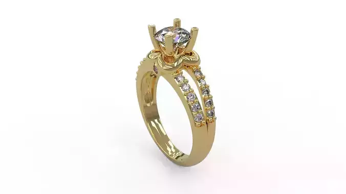 Wedding Solitaire Diamond Luxury Ring