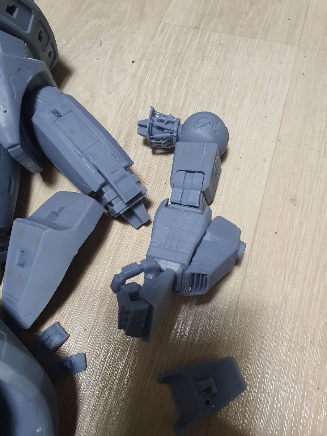 GELGOOG robot holding sword and shield 3D print model_9