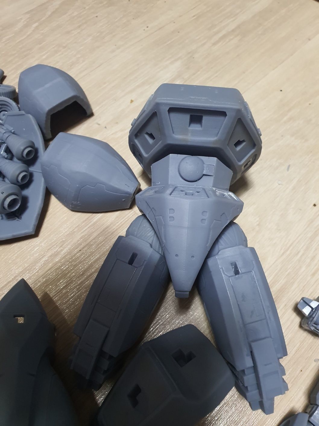 GELGOOG robot holding sword and shield 3D print model_8