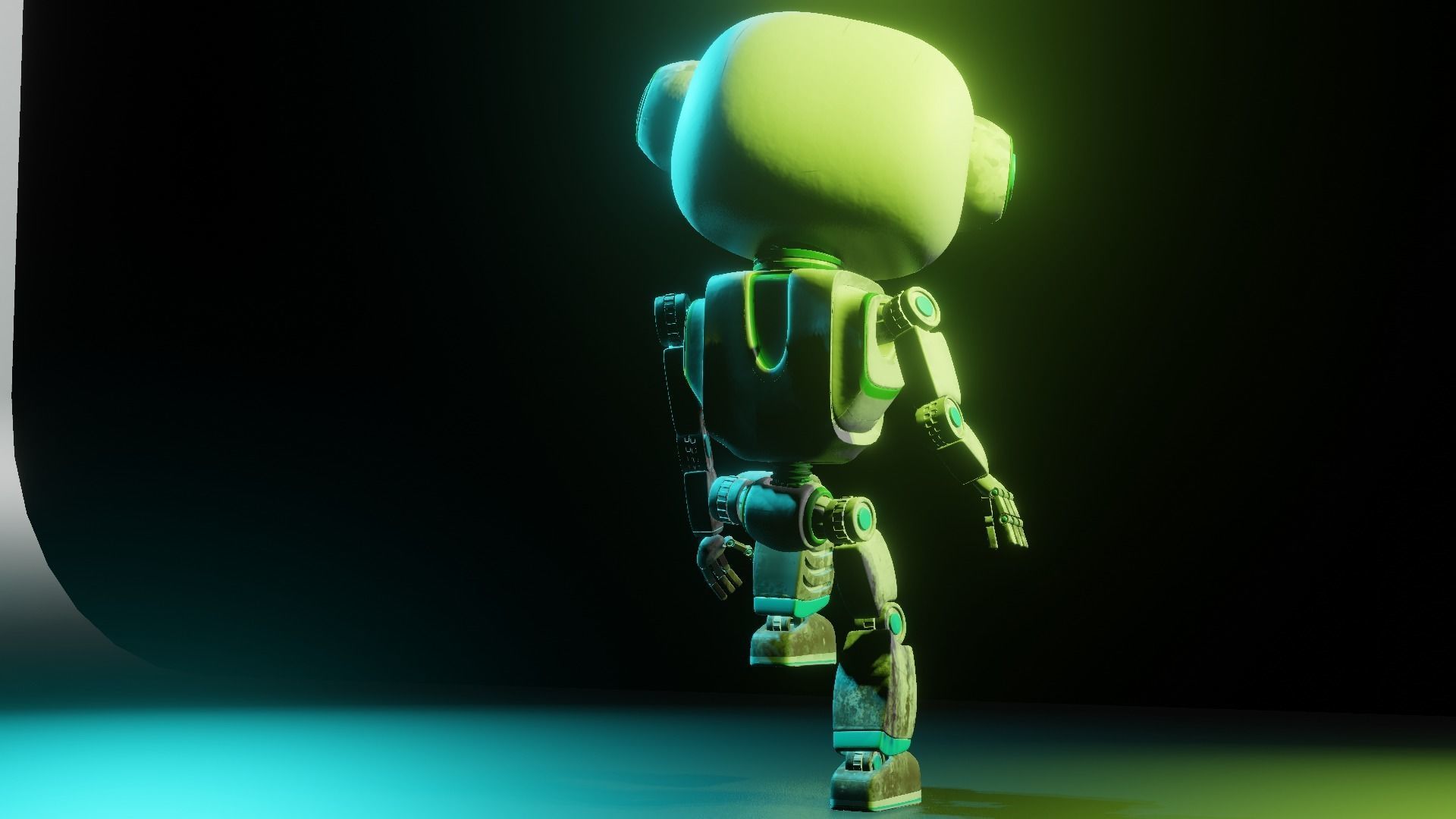 Cute Robot 3D model_12