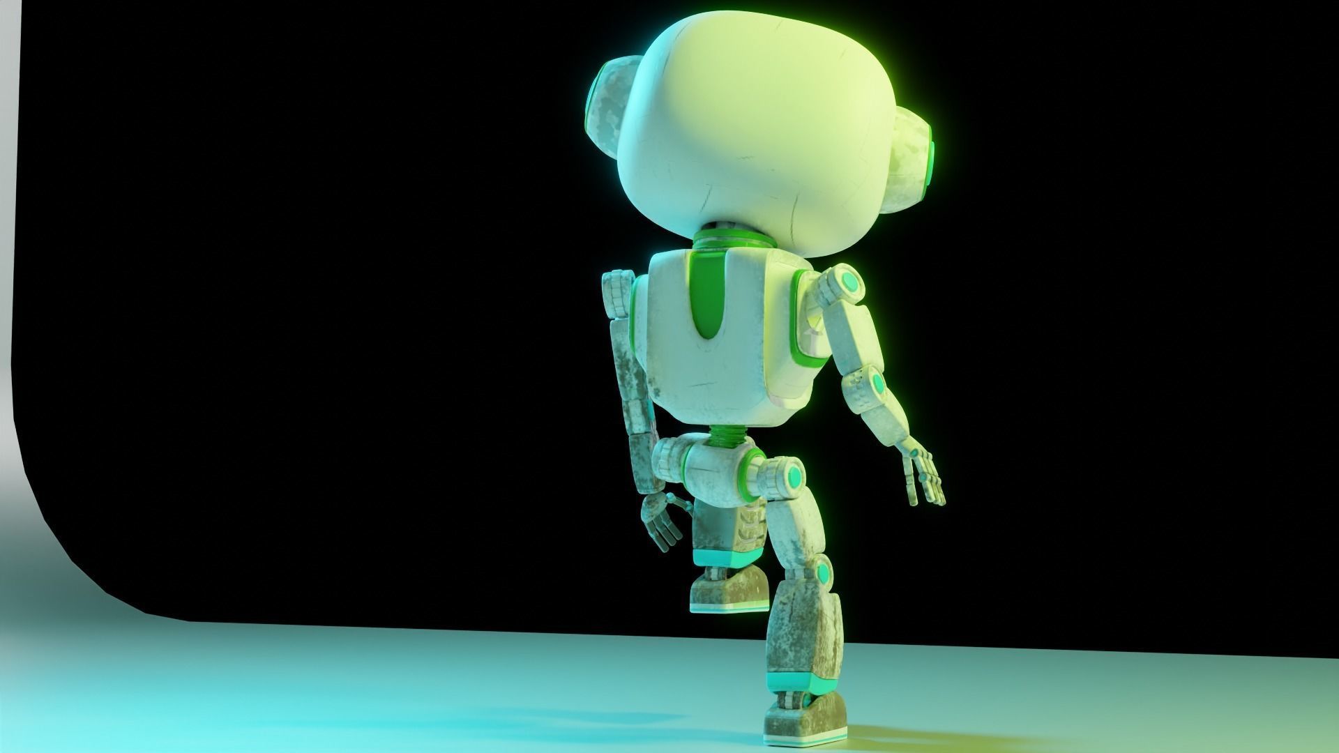Cute Robot 3D model_5