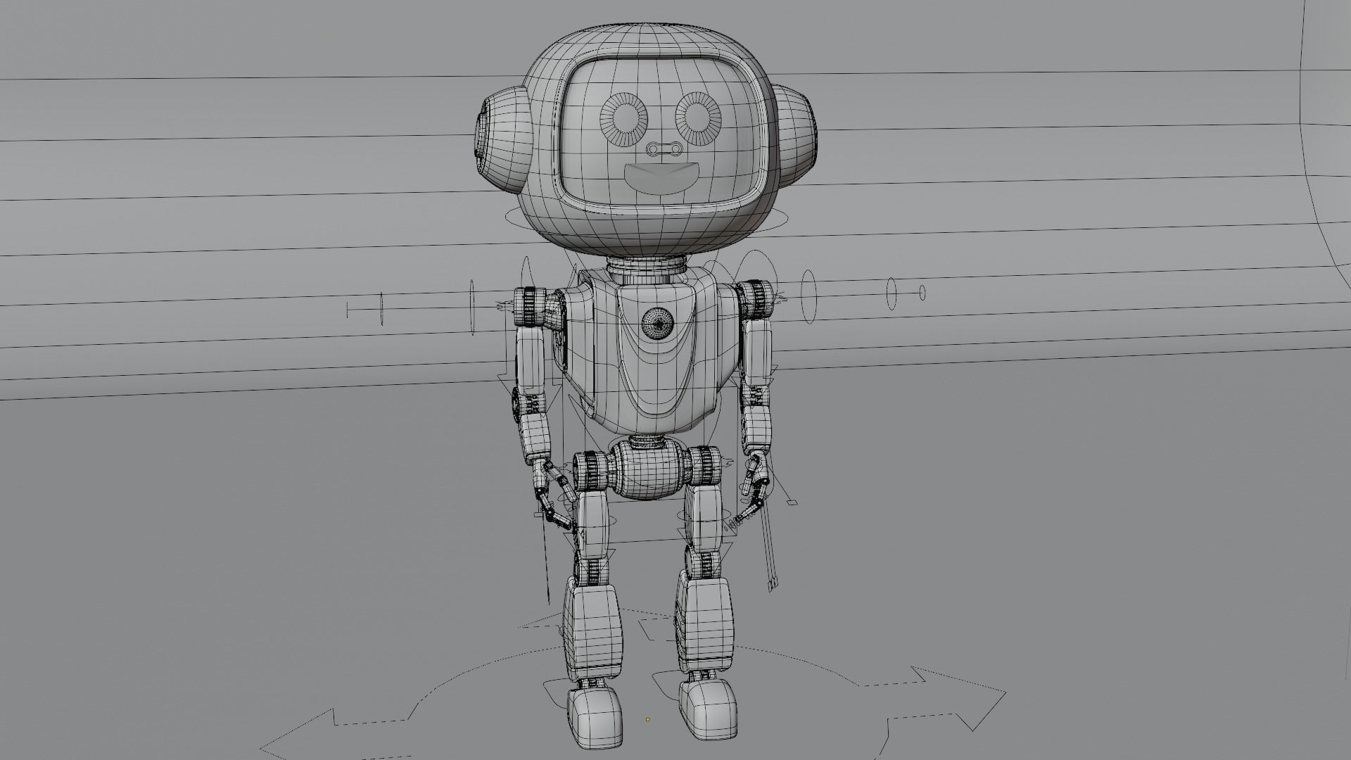 Cute Robot 3D model_15