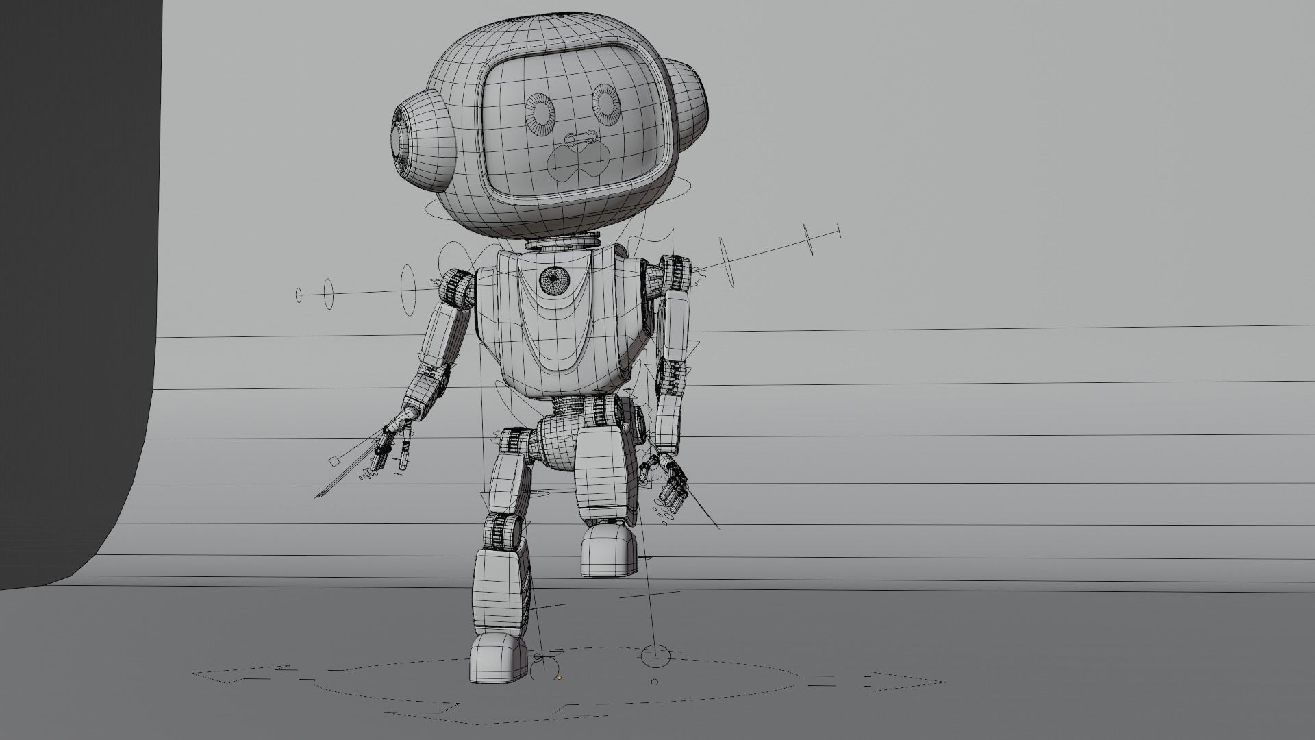 Cute Robot 3D model_16