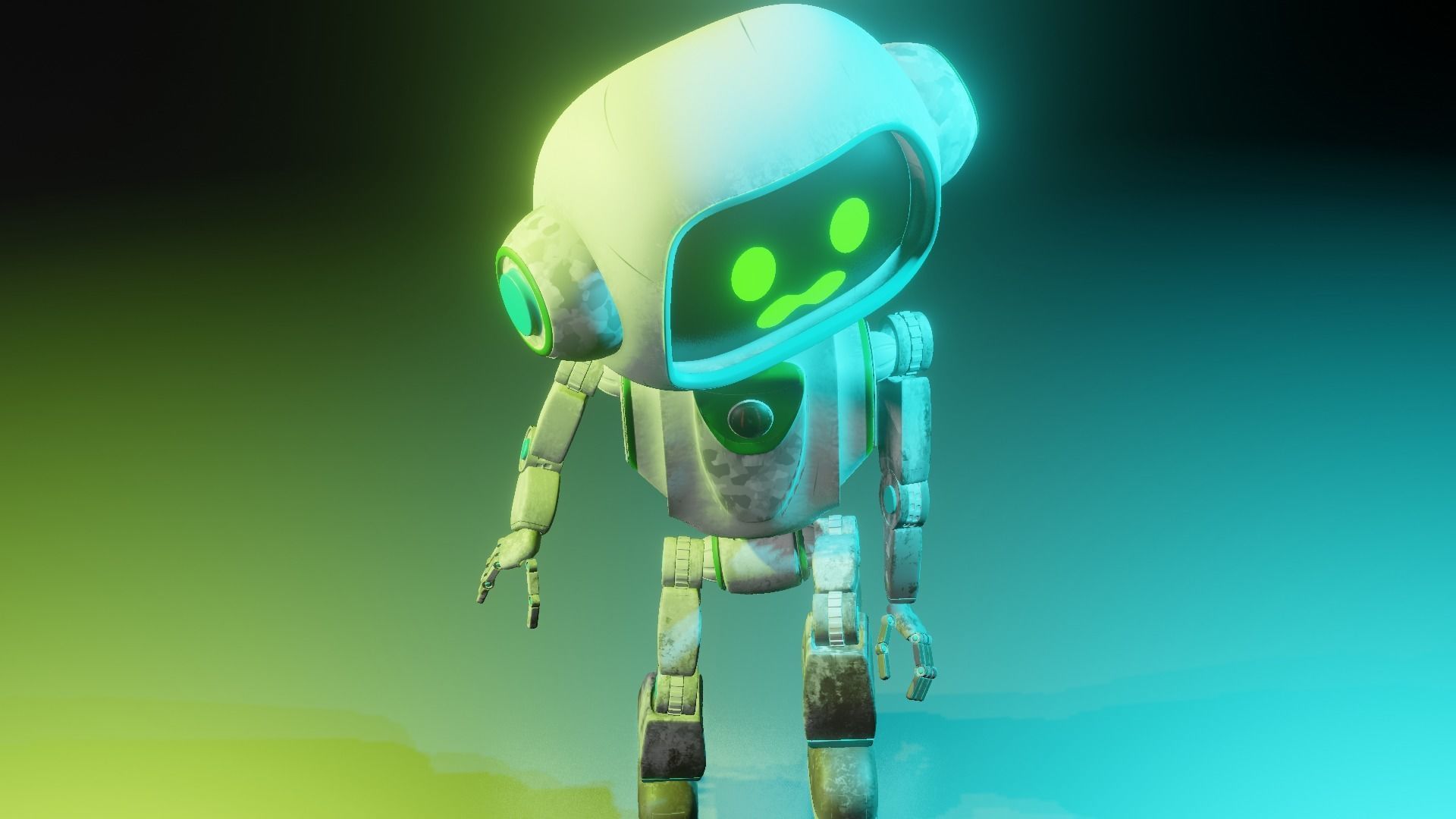 Cute Robot 3D model_14