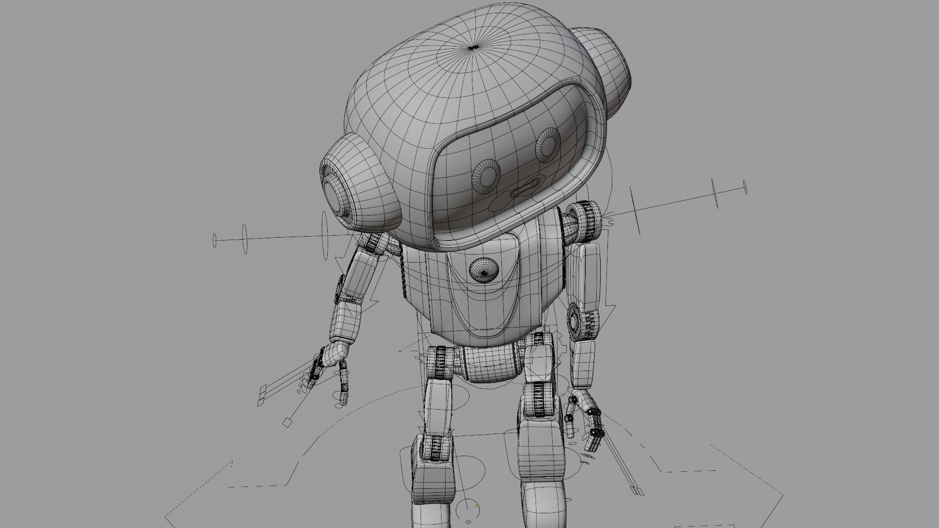 Cute Robot 3D model_21