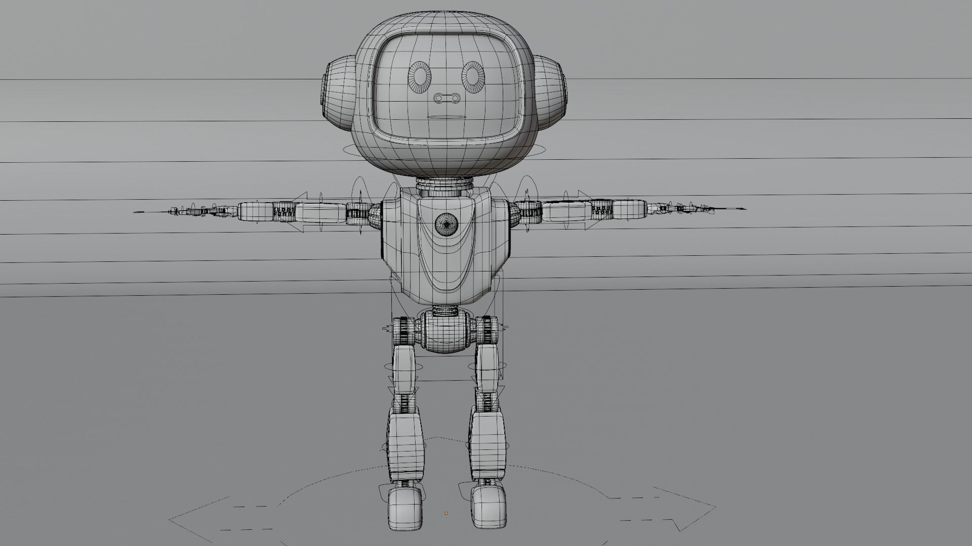 Cute Robot 3D model_17