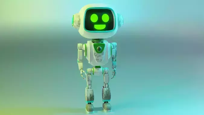 Cute Robot 3D model