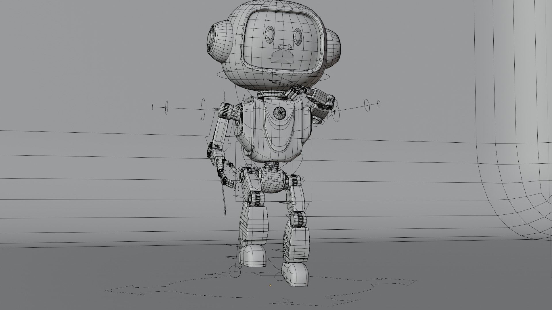 Cute Robot 3D model_18