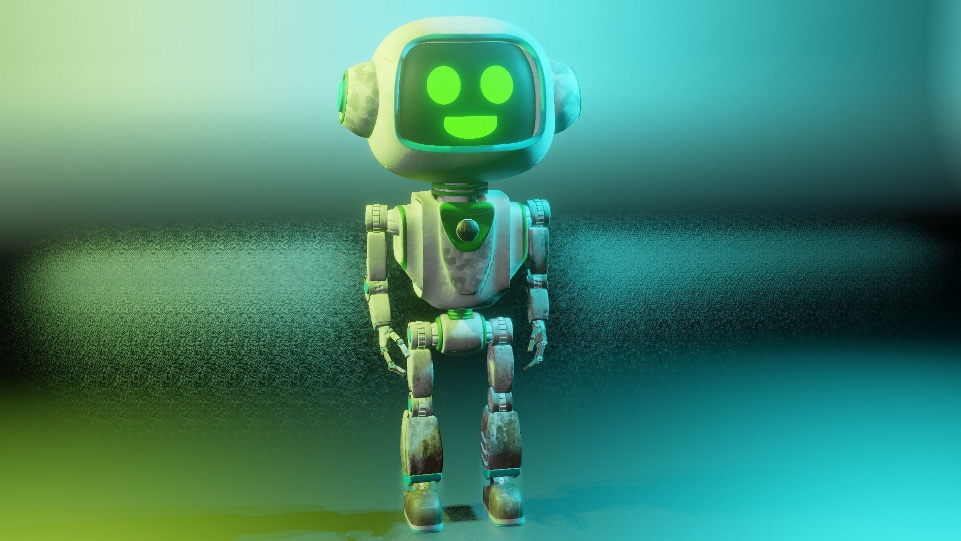 Cute Robot 3D model_8